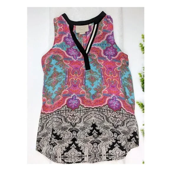 Anthropologie Vanessa Virginia Finn boho tank - Size XS - Picture 2 of 3